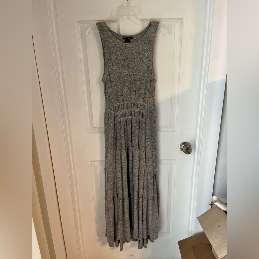 Chelsea & Theodore Gray Sleeveless Maxi Dress
